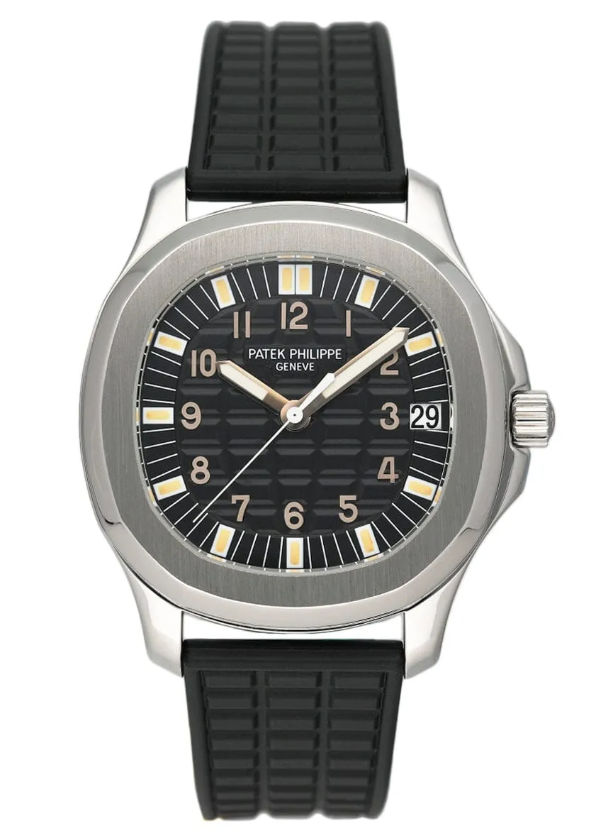 Patek Philippe Aquanaut 5065A Black Dial Mens Watch With Archives