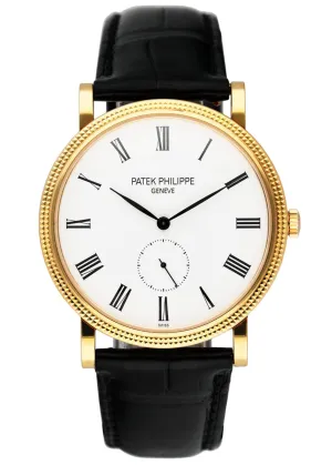 Patek Philippe Calatrava 5119J 18K Yellow Gold Mens Watch