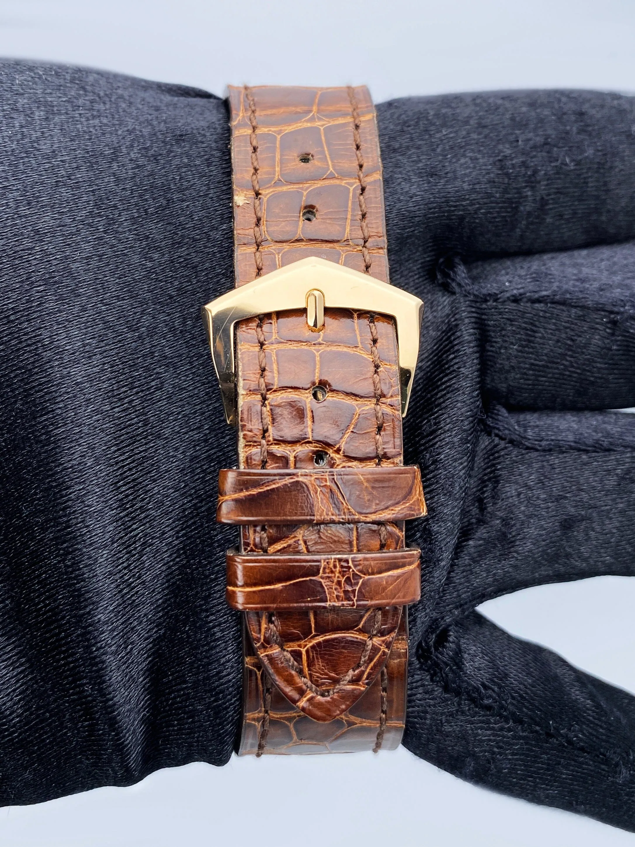 Patek Philippe Calatrava 5196R 18K Rose Gold Mens Watch Box Papers