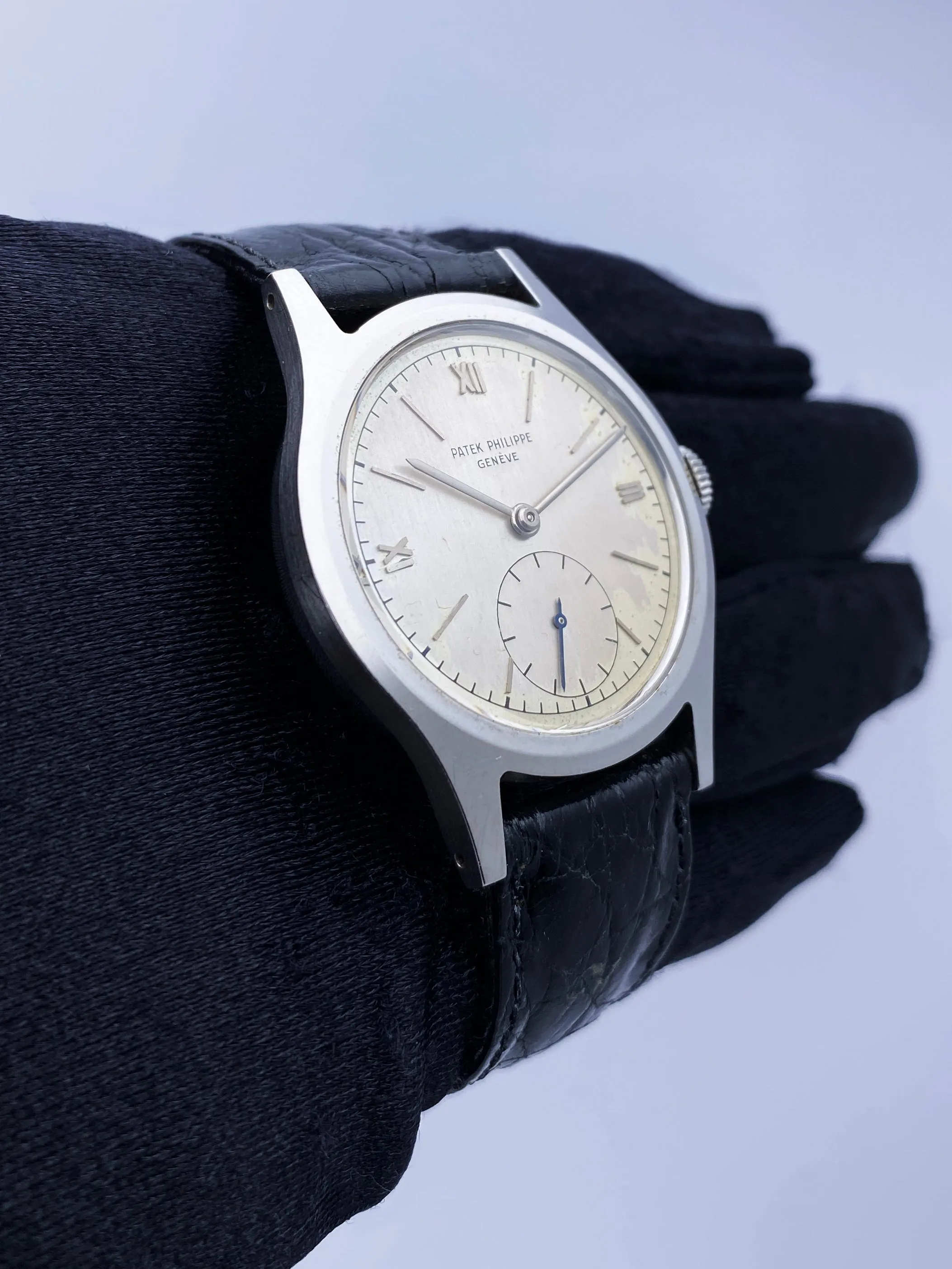 Patek Philippe Calatrava 565 Stainless Steel Mens Watch With Archives