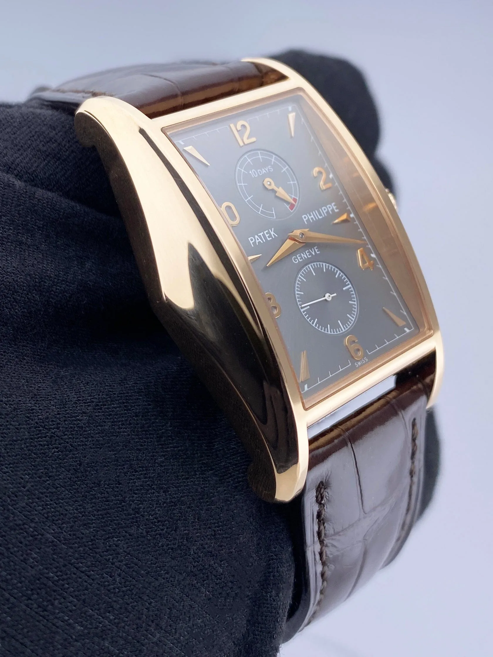 Patek Philippe Gondolo 10-Day 5100R Gray Dial Mens Watch
