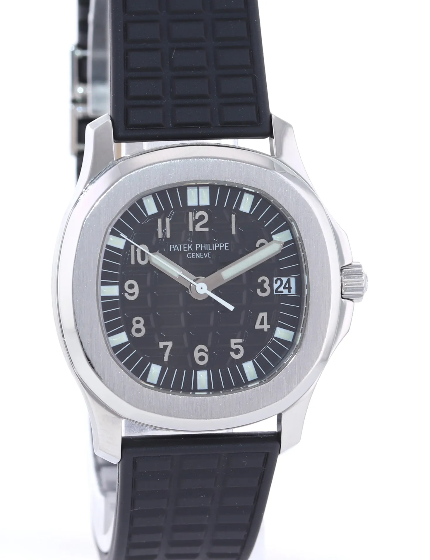 Patek Philippe  Steel 5066a Aquanaut Black Rubber 5066/1 36mm Watch Box