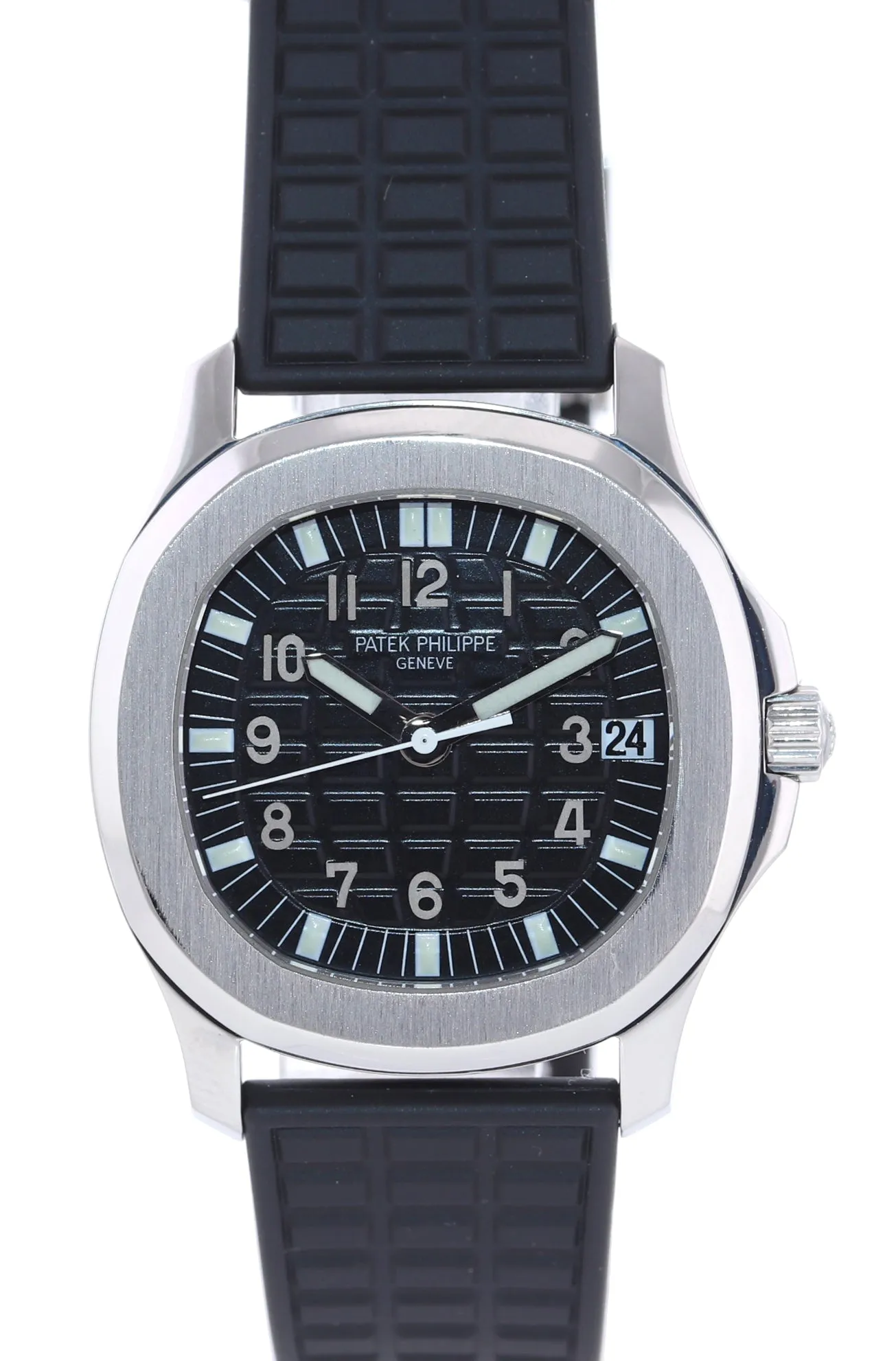 Patek Philippe  Steel 5066a Aquanaut Black Rubber 5066/1 36mm Watch Box
