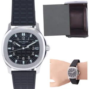 Patek Philippe  Steel 5066a Aquanaut Black Rubber 5066/1 36mm Watch Box