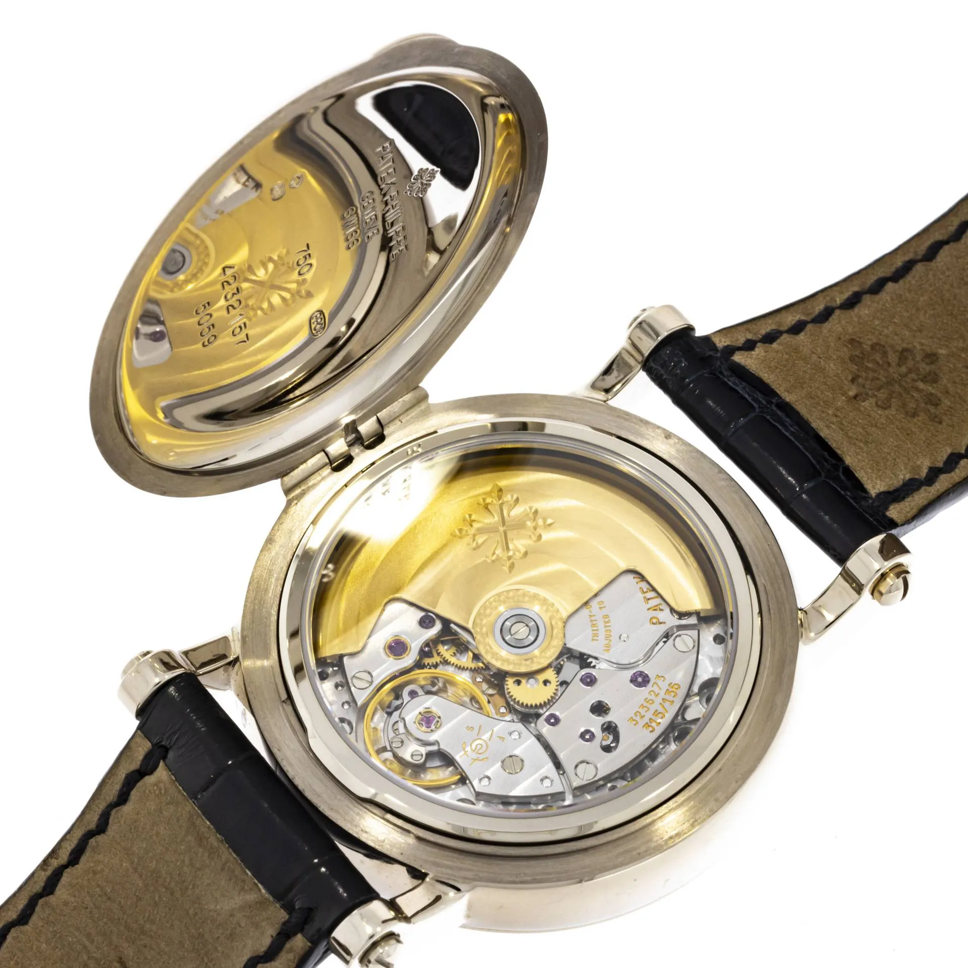Perpetual Calendar Retrograde  Moon Phase in White Gold 5059G