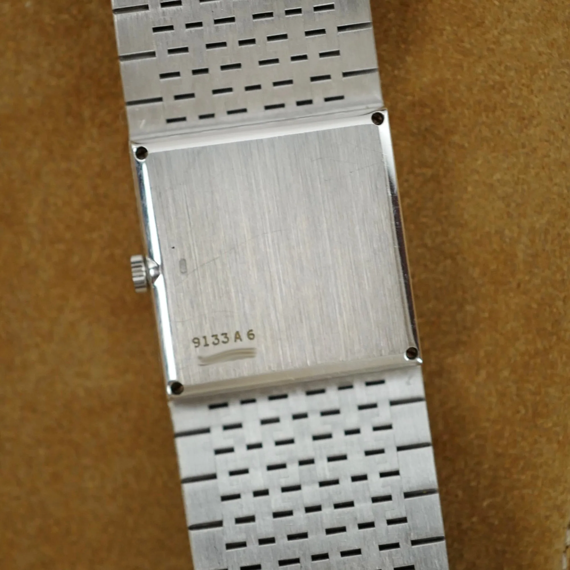 Piaget White Gold Bracelet Watch Ref. 9133 with Onyx Dial (New Arrival)
