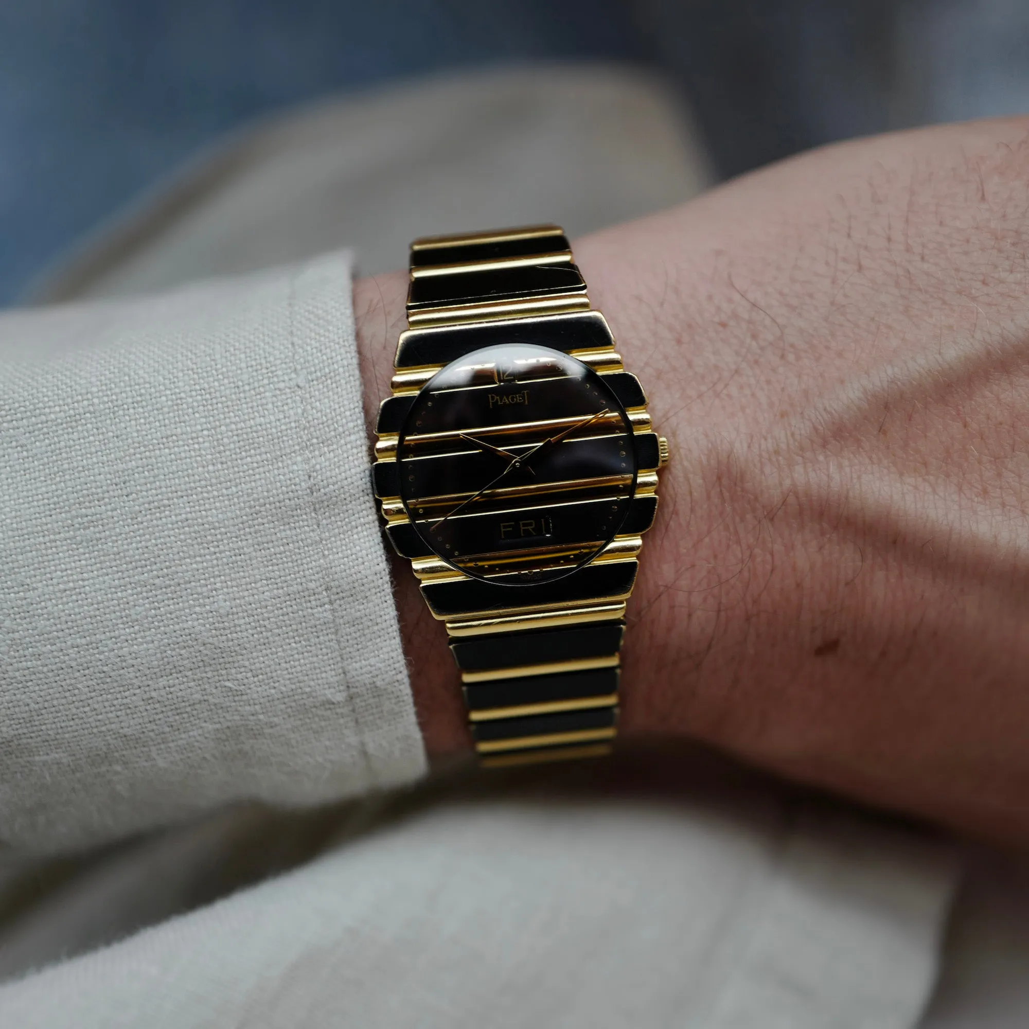 Piaget Yellow Gold and DLC Polo Watch Ref. 15562C701
