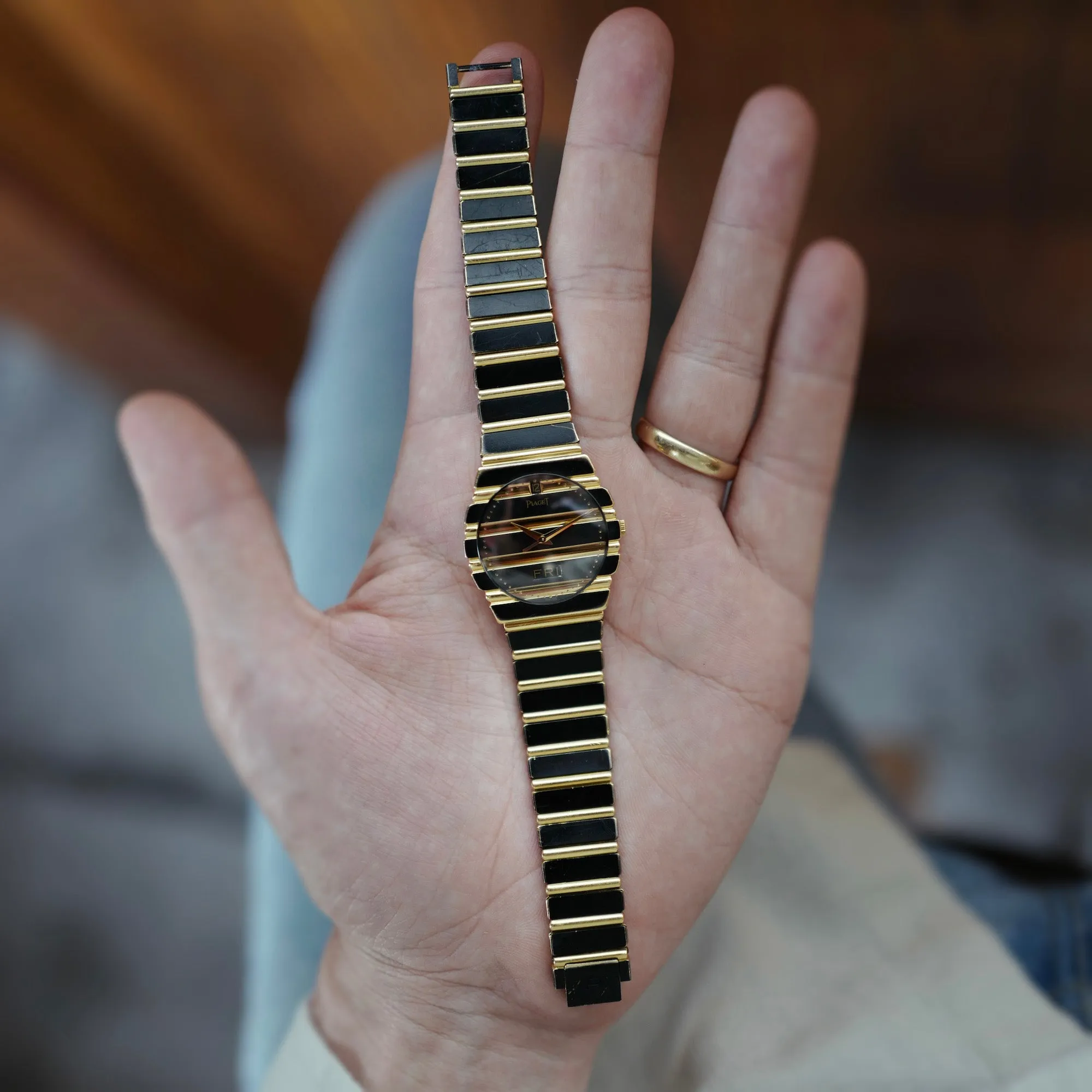 Piaget Yellow Gold and DLC Polo Watch Ref. 15562C701