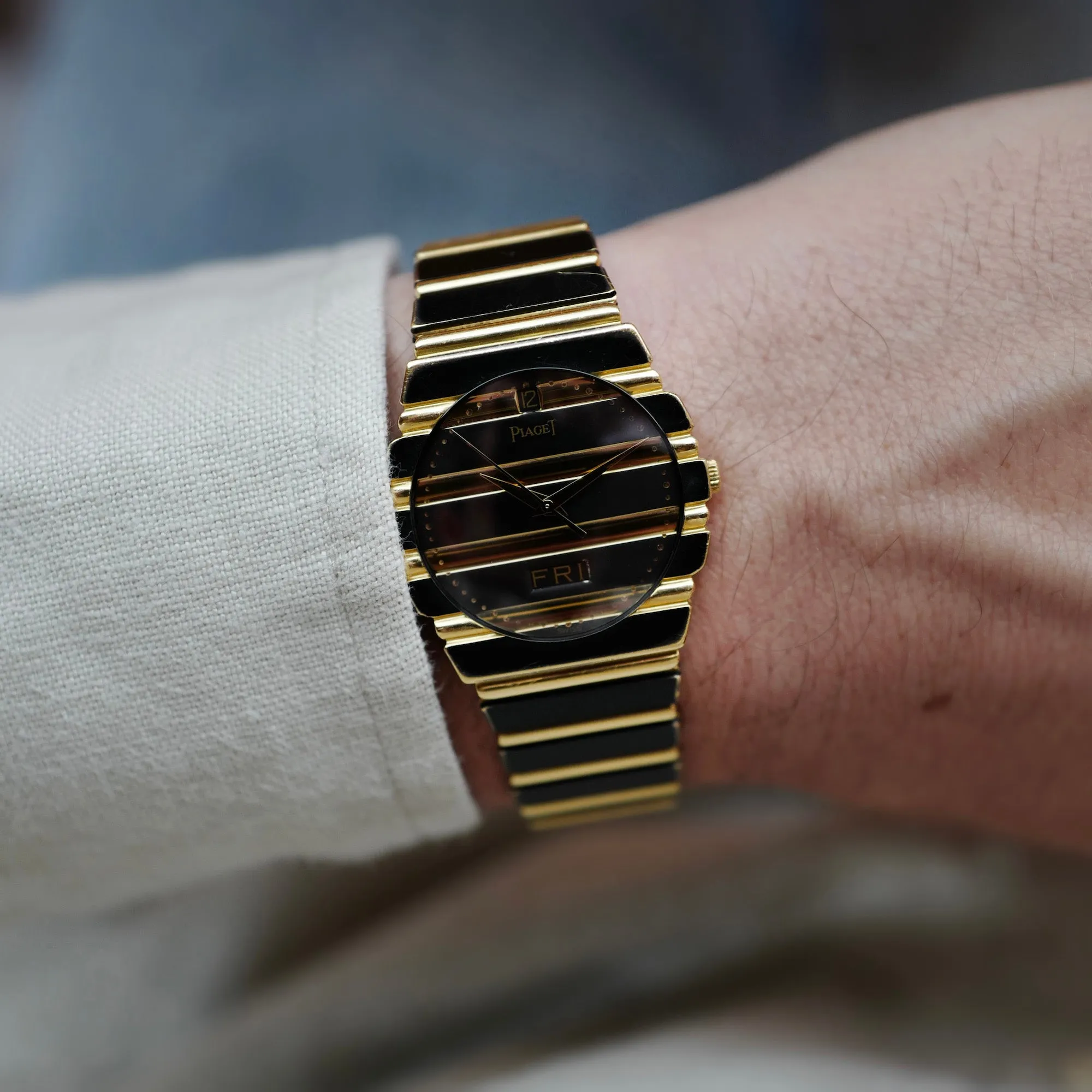 Piaget Yellow Gold and DLC Polo Watch Ref. 15562C701