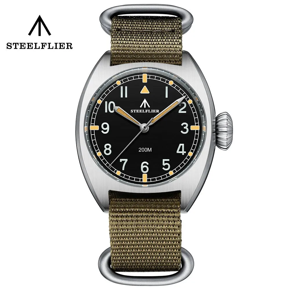 ★Pre-Owned★Steelflier SF745 British Army W10 Quartz Field Watch