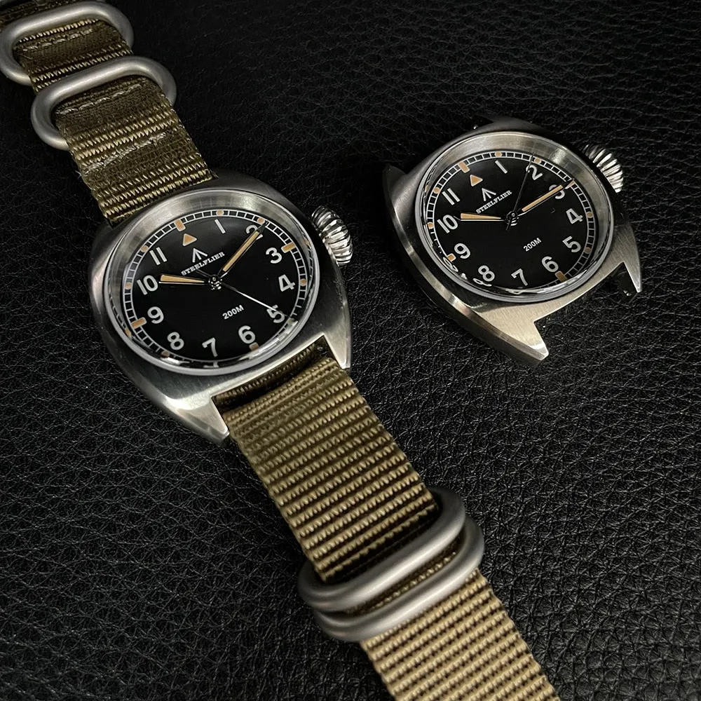 ★Pre-Owned★Steelflier SF745 British Army W10 Quartz Field Watch