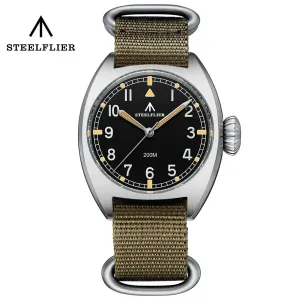 ★Pre-Owned★Steelflier SF745 British Army W10 Quartz Field Watch