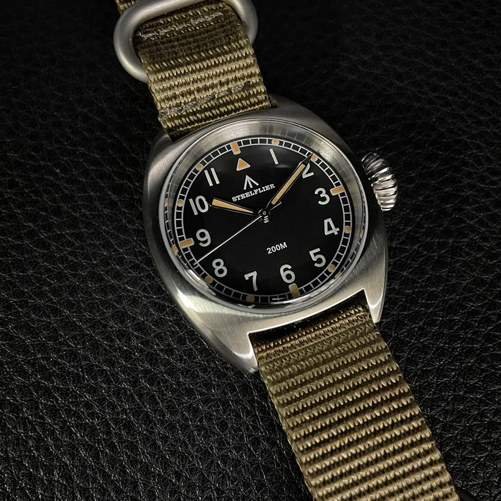 ★Pre-Owned★Steelflier SF745 British Army W10 Quartz Field Watch
