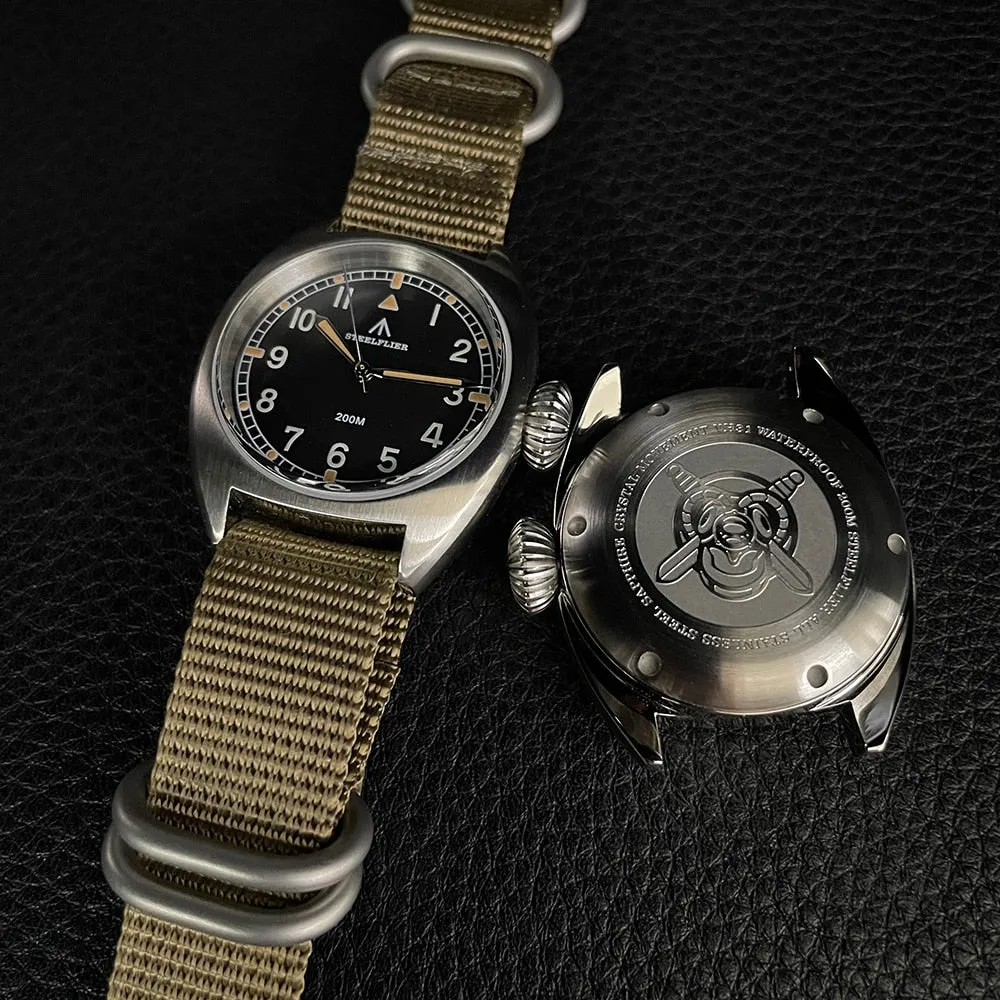 ★Pre-Owned★Steelflier SF745 British Army W10 Quartz Field Watch