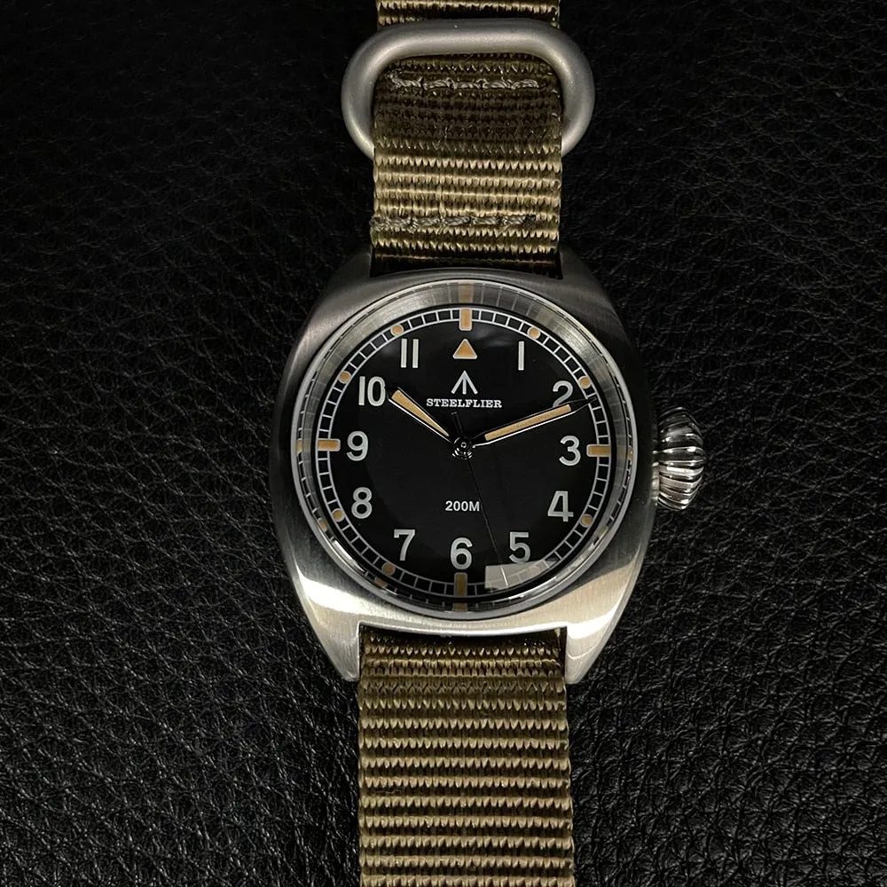 ★Pre-Owned★Steelflier SF745 British Army W10 Quartz Field Watch