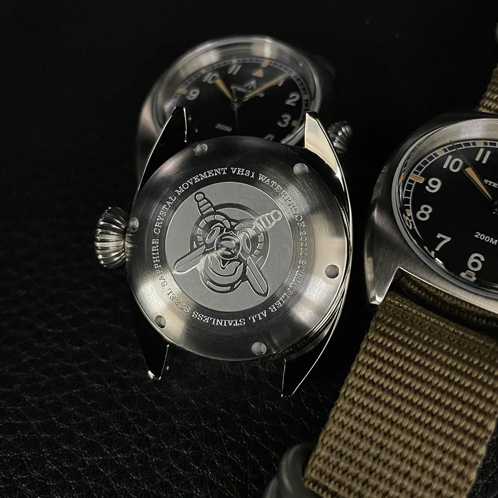 ★Pre-Owned★Steelflier SF745 British Army W10 Quartz Field Watch