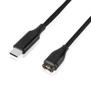 Premium Nylon Braided USB-C Charging Cable for Garmin Smart Watches