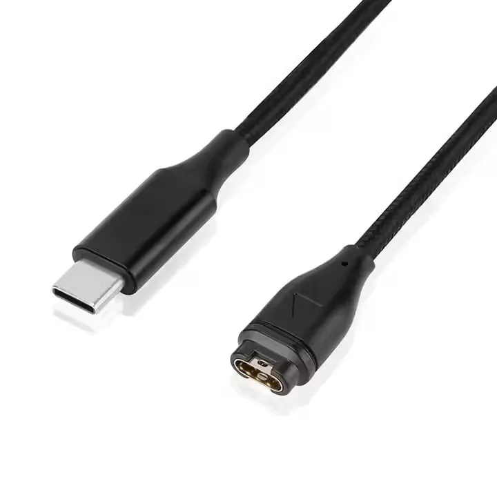 Premium Nylon Braided USB-C Charging Cable for Garmin Smart Watches