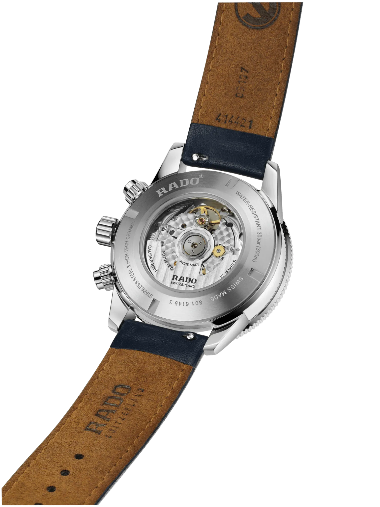 RADO Captain Cook Automatic Chronograph 43mm Blue Men's Watch R32145208
