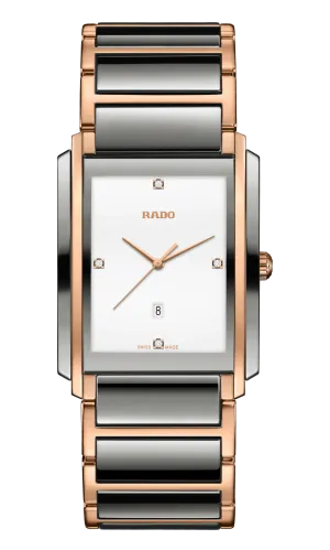 RADO Integral Diamonds 31mm Plasma Ceramic-Rose Gold Men's Watch R20140712