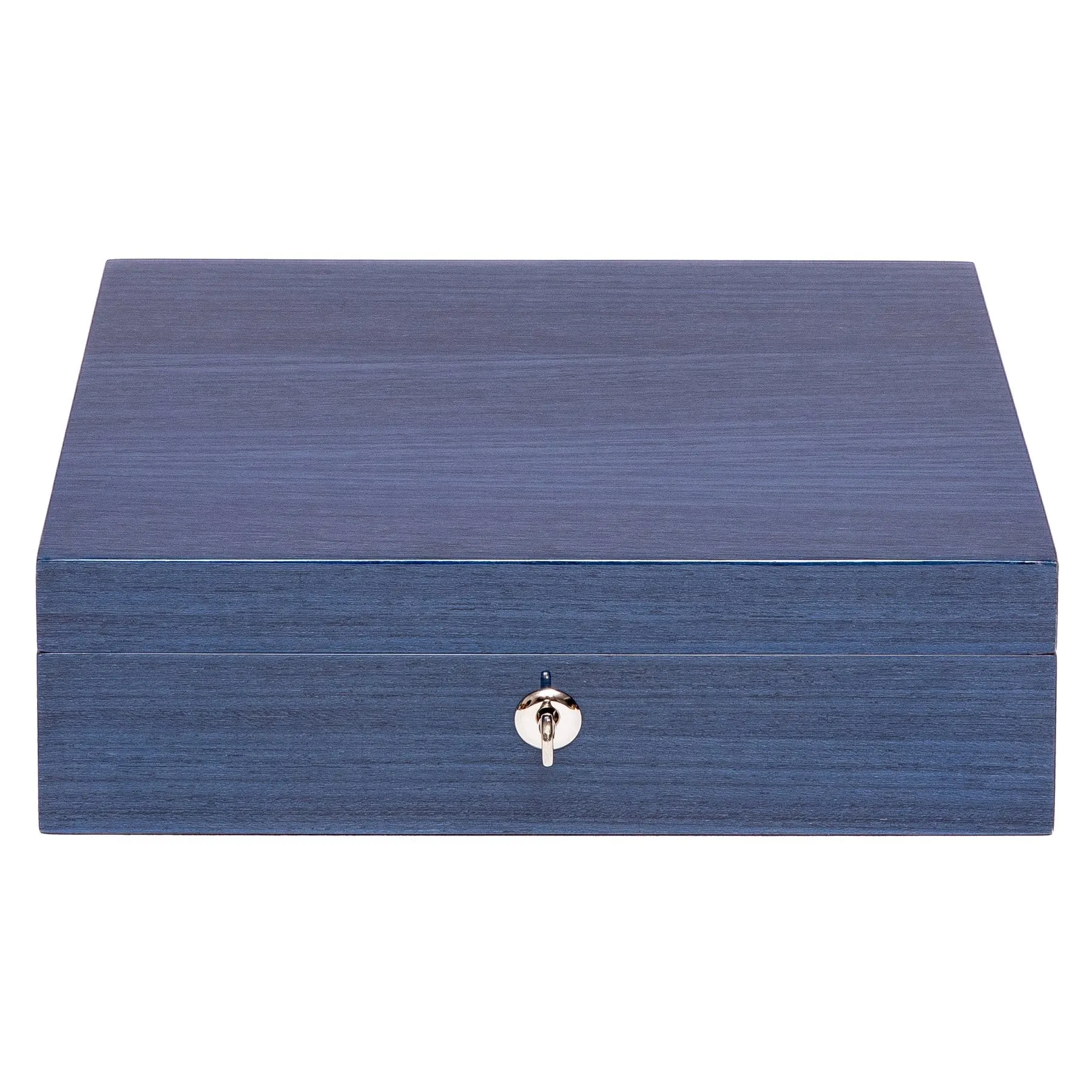 Rapport - Heritage 8 Watch Box in Blue Lacquer | L403