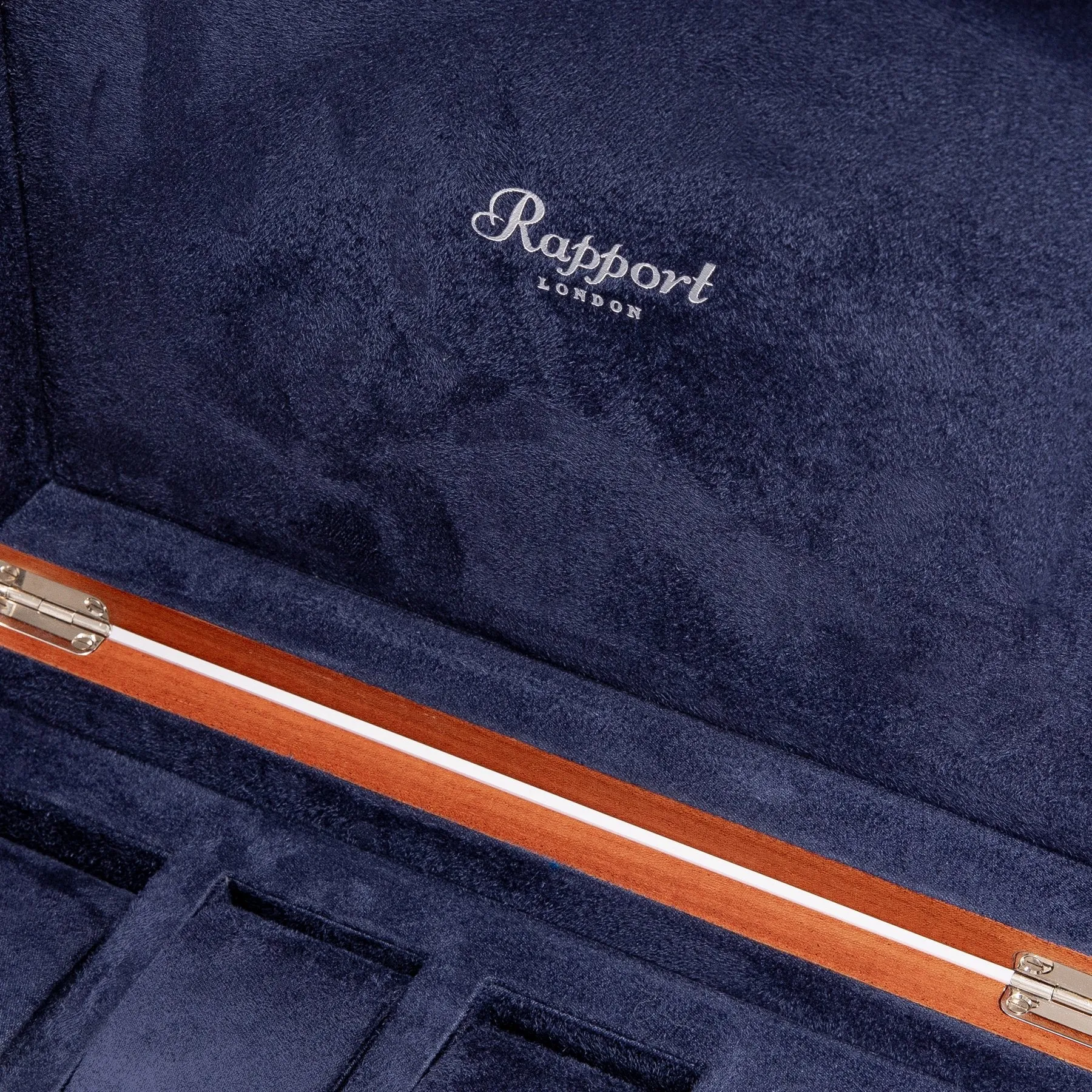 Rapport - Heritage 8 Watch Box in Blue Lacquer | L403