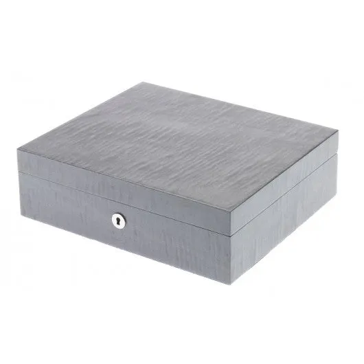 Rapport - Heritage 8 Watch Box in Grey Lacquer | L416