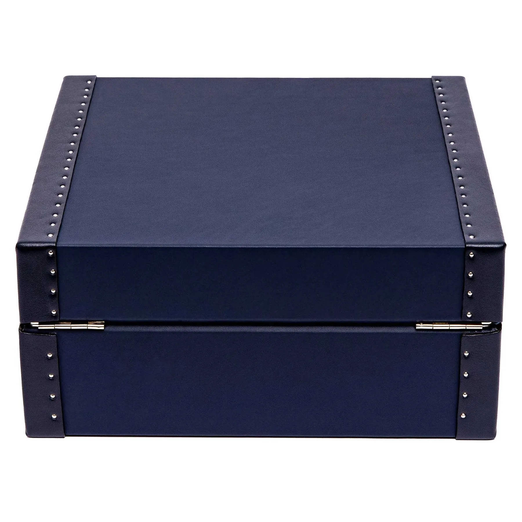 Rapport - Kensington Multi-storage Watch Box in Blue Leather | L321