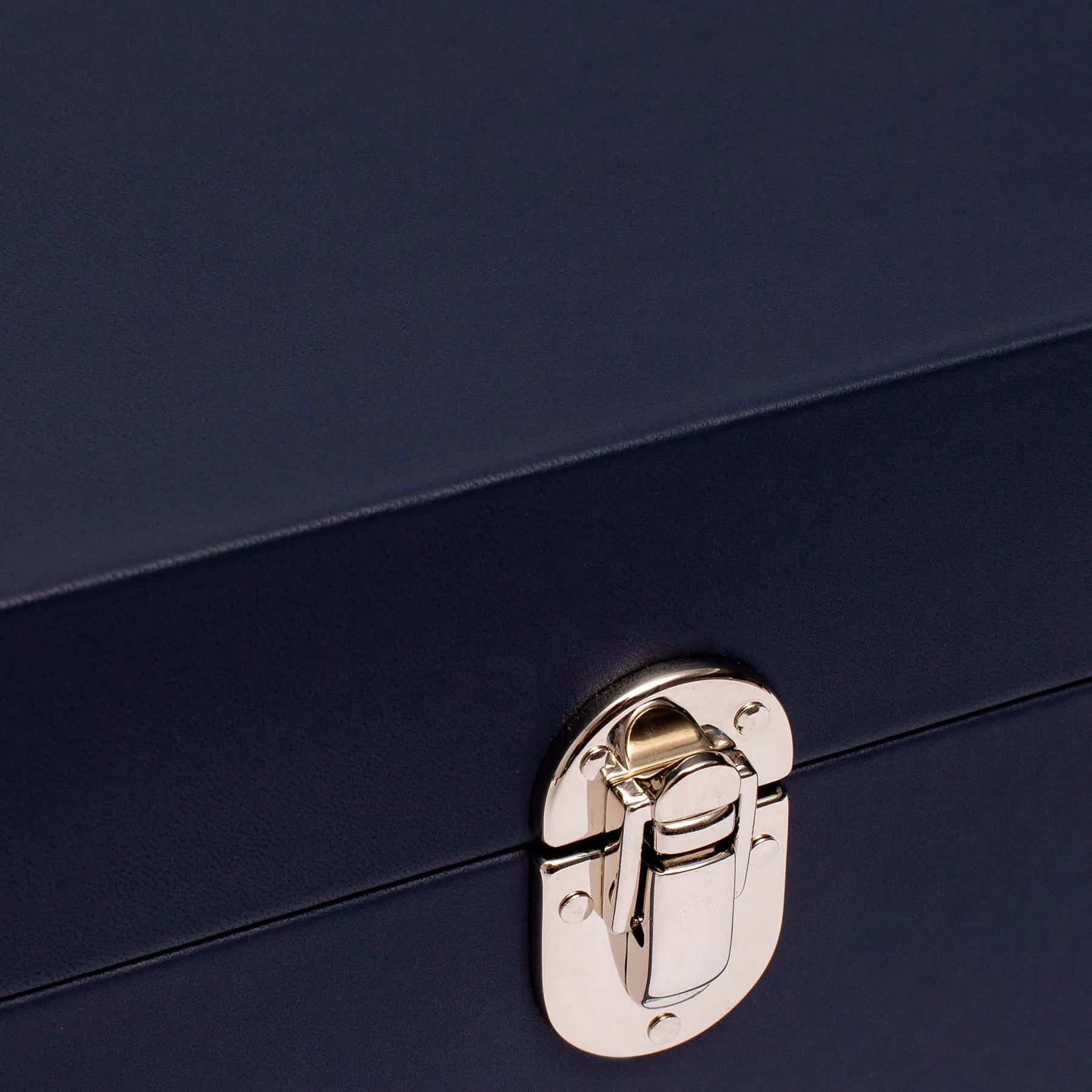 Rapport - Kensington Multi-storage Watch Box in Blue Leather | L321