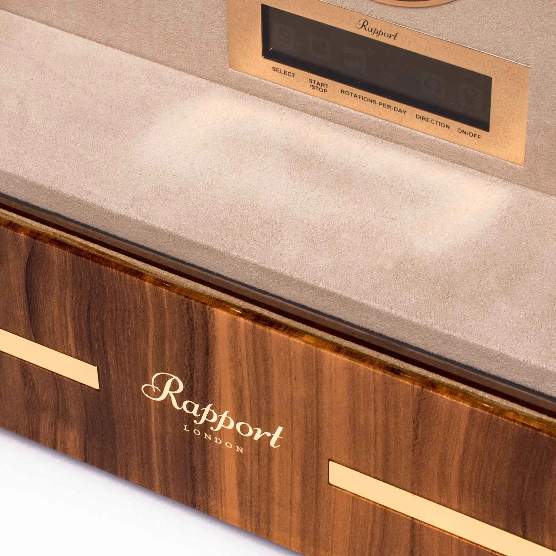 Rapport - Paramount 9-Unit Watch Winder in Walnut | W309