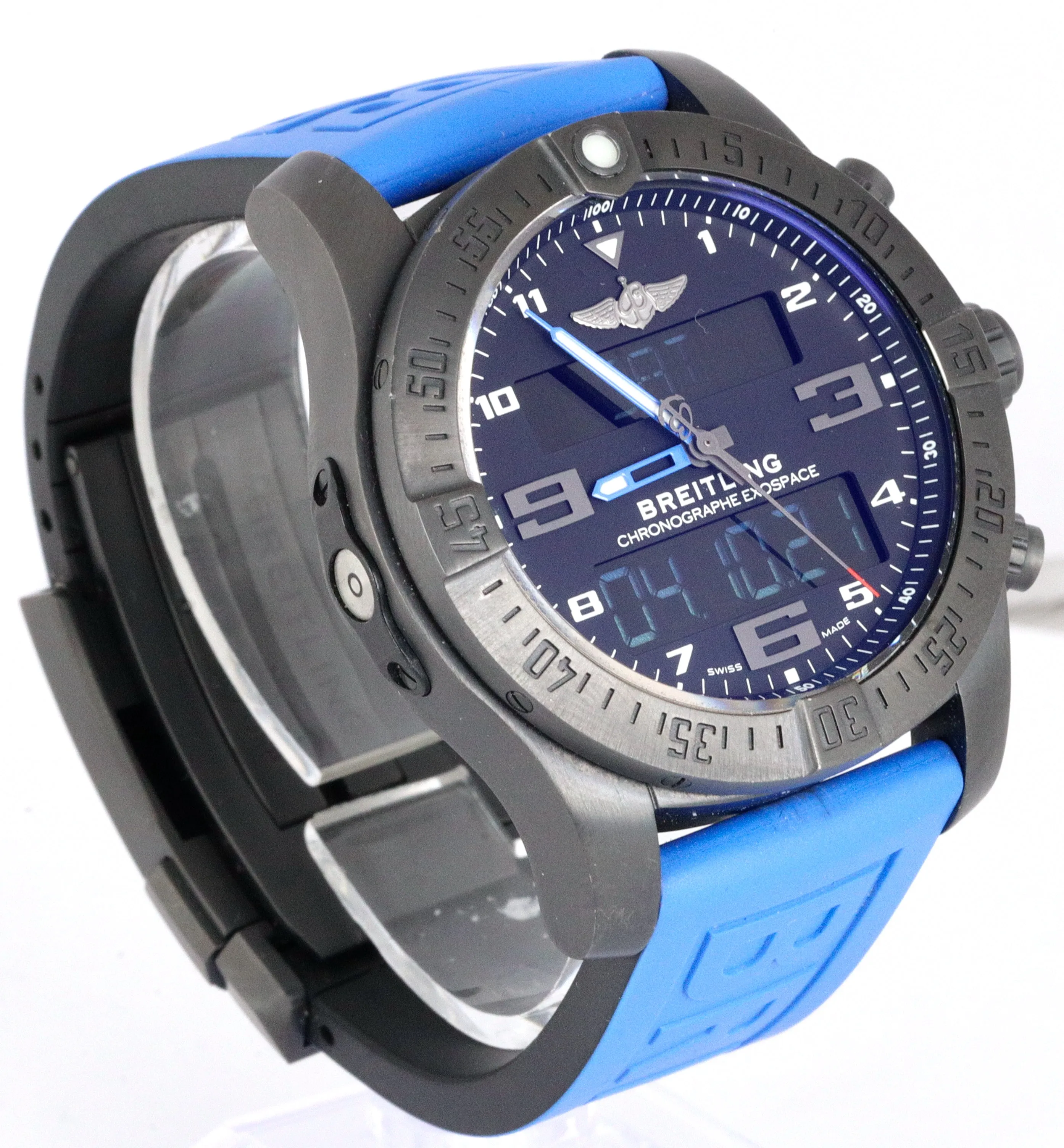 RARE 2019 Breitling Professional Exospace Connected B55 Titanium Blue VB5510 46