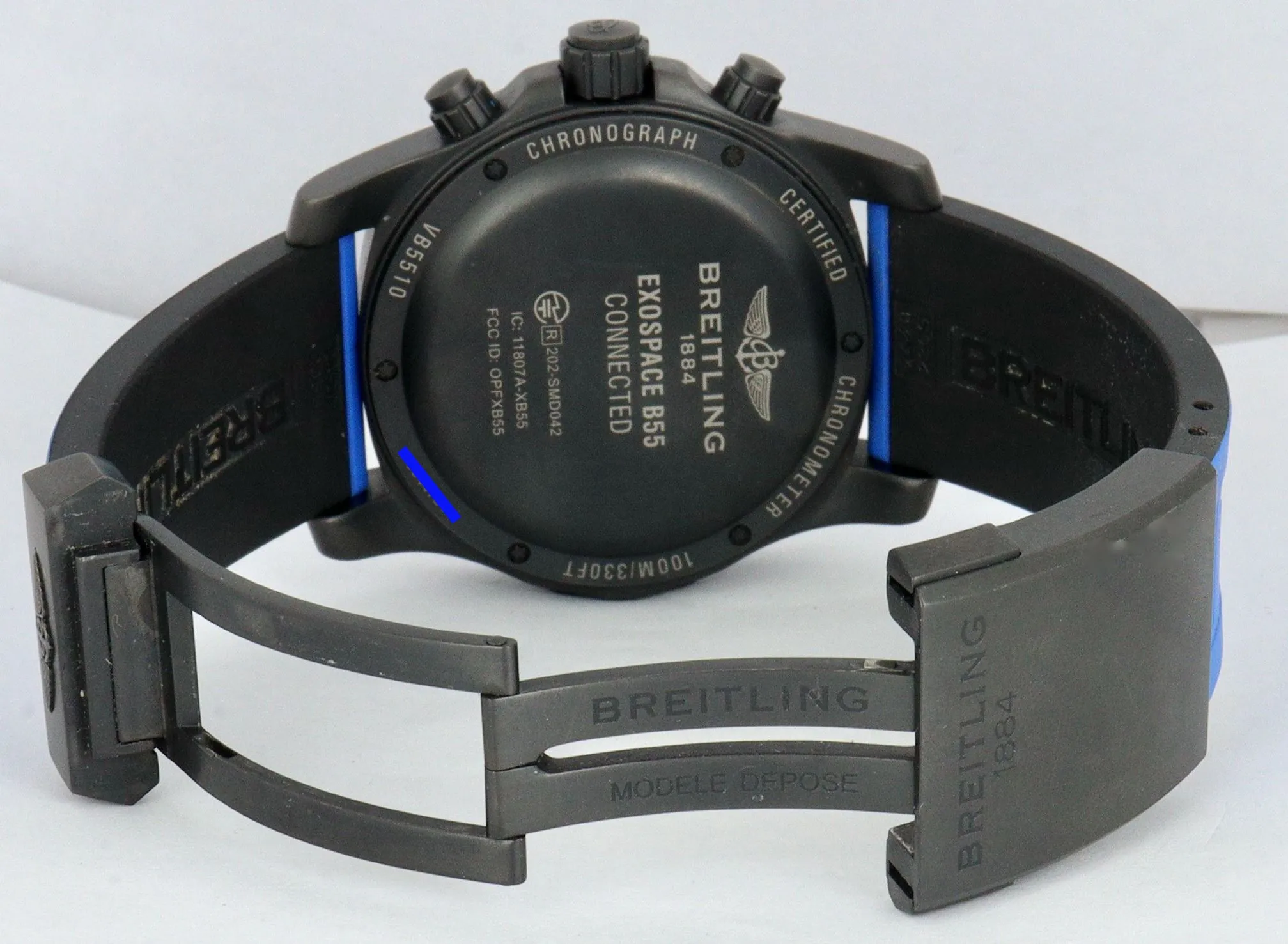 RARE 2019 Breitling Professional Exospace Connected B55 Titanium Blue VB5510 46