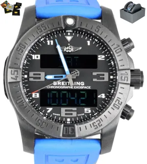 RARE 2019 Breitling Professional Exospace Connected B55 Titanium Blue VB5510 46