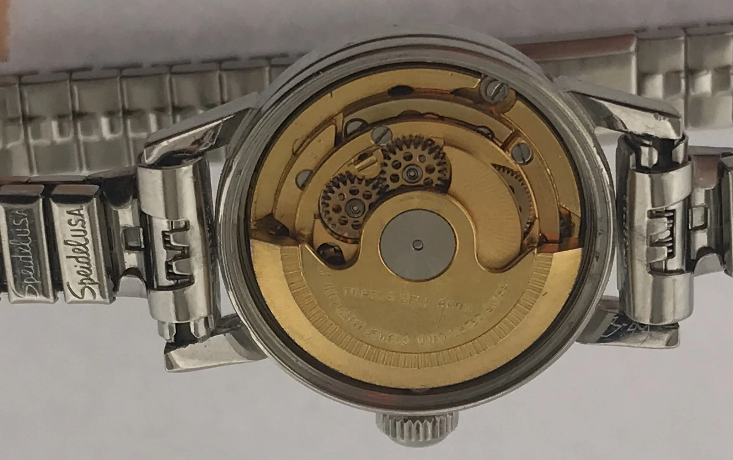 Rare Ladies Vintage Turtle Duo-Matic Zell Bros Watch