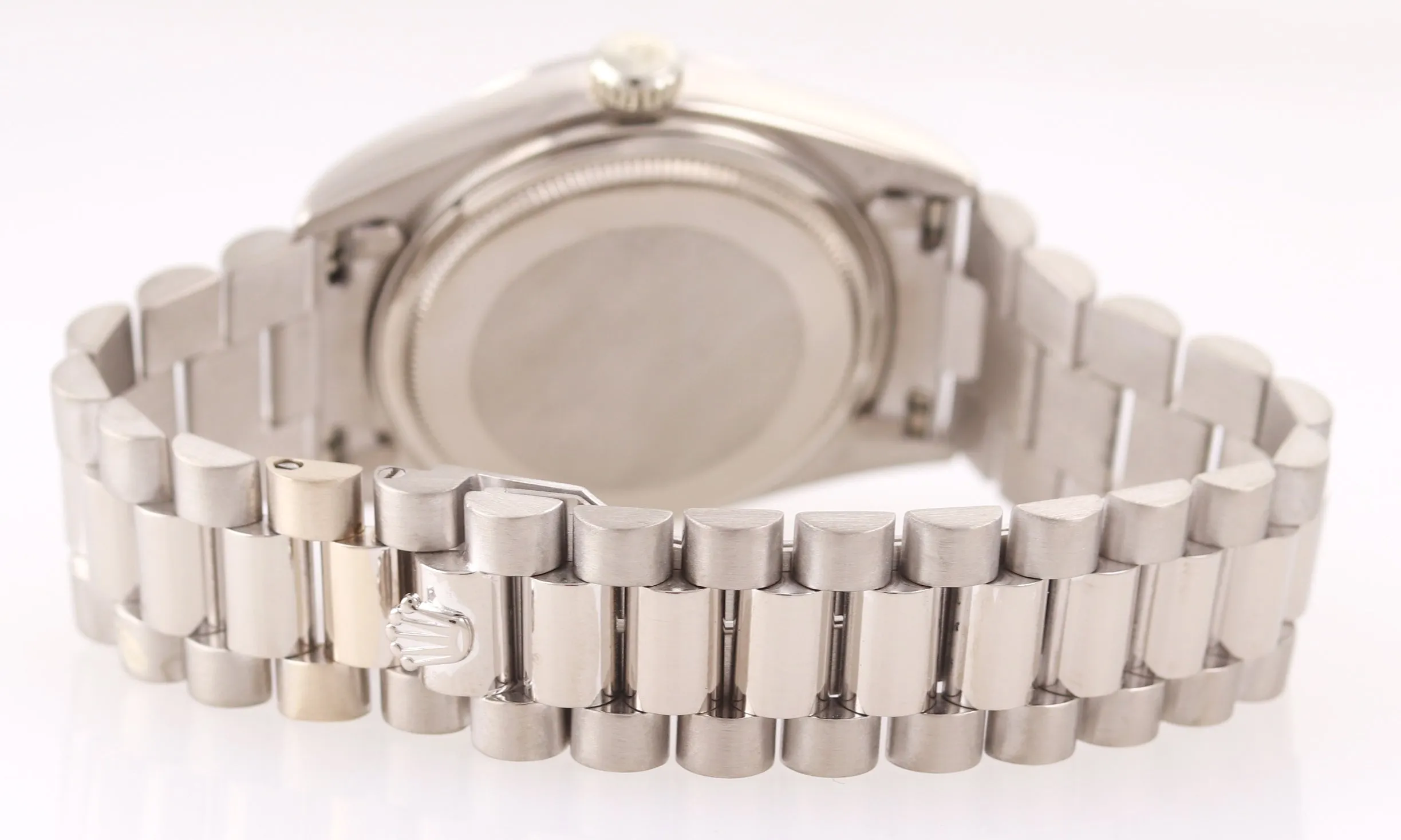 Rare Rolex White Gold Rolex Day-Date President Quickset 18039 18K Watch 18239
