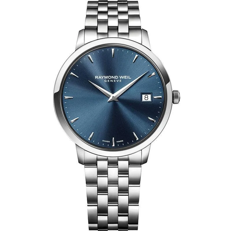 Raymond Weil Toccata Blue Dial Steel Bracelet Men's Watch 5588-ST-50001