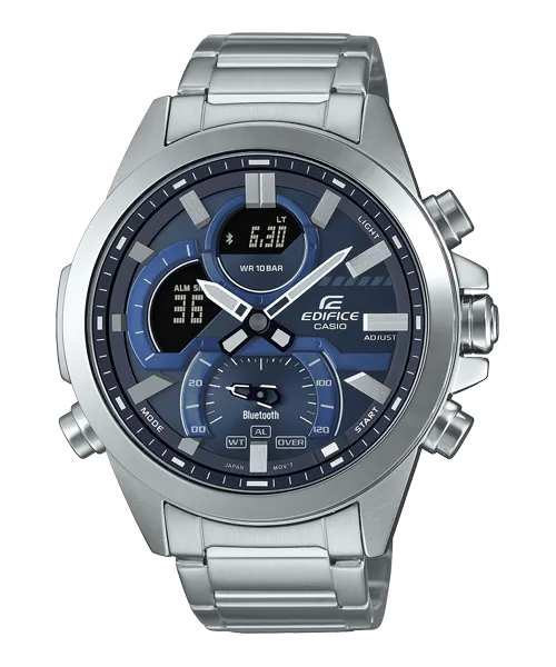 Reloj Edifice casual correa de Acero inoxidable ECB-30D-2A