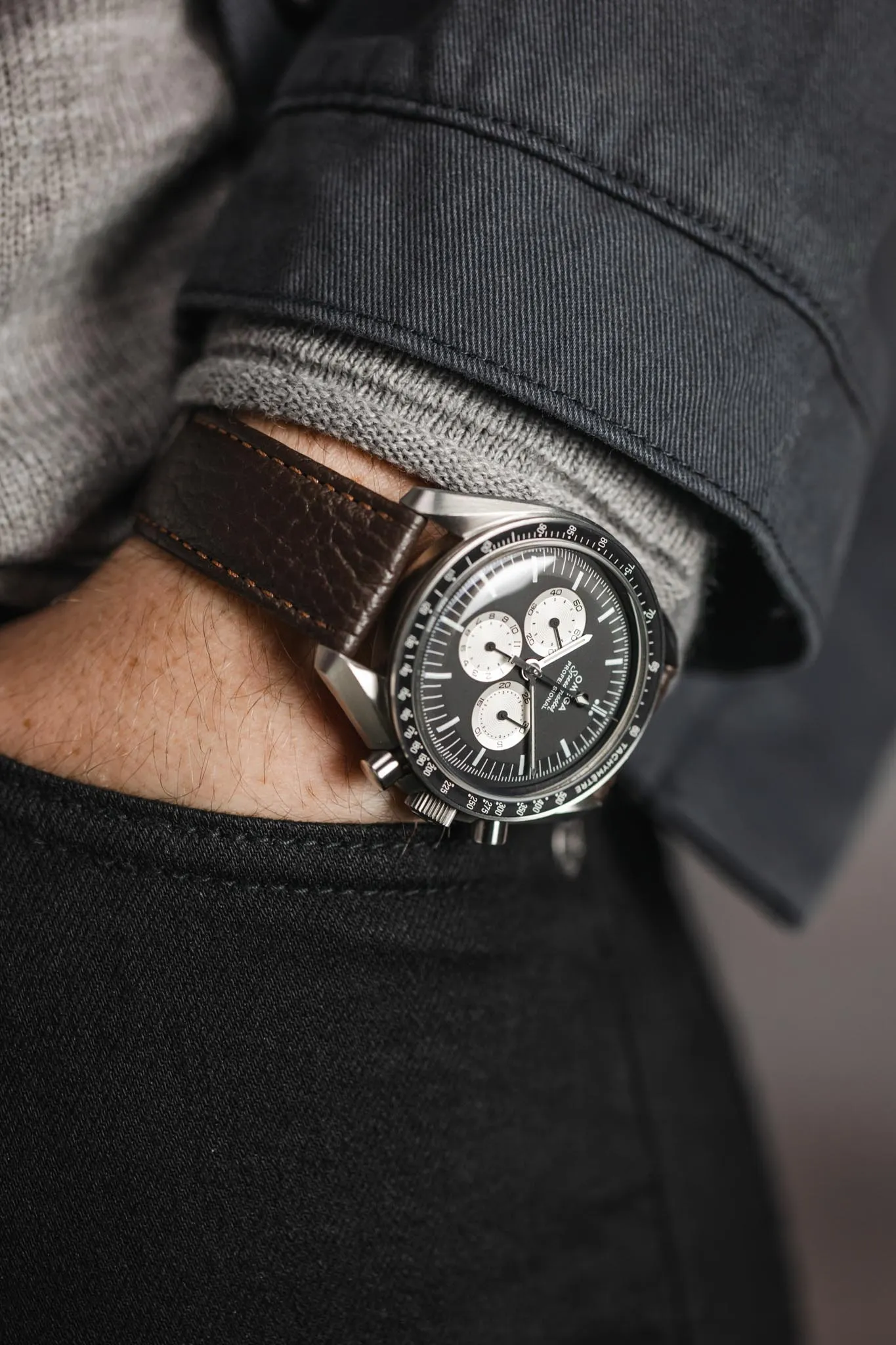 RIOS1931 TEXAS Genuine Buffalo Leather Watch Strap in MOCHA