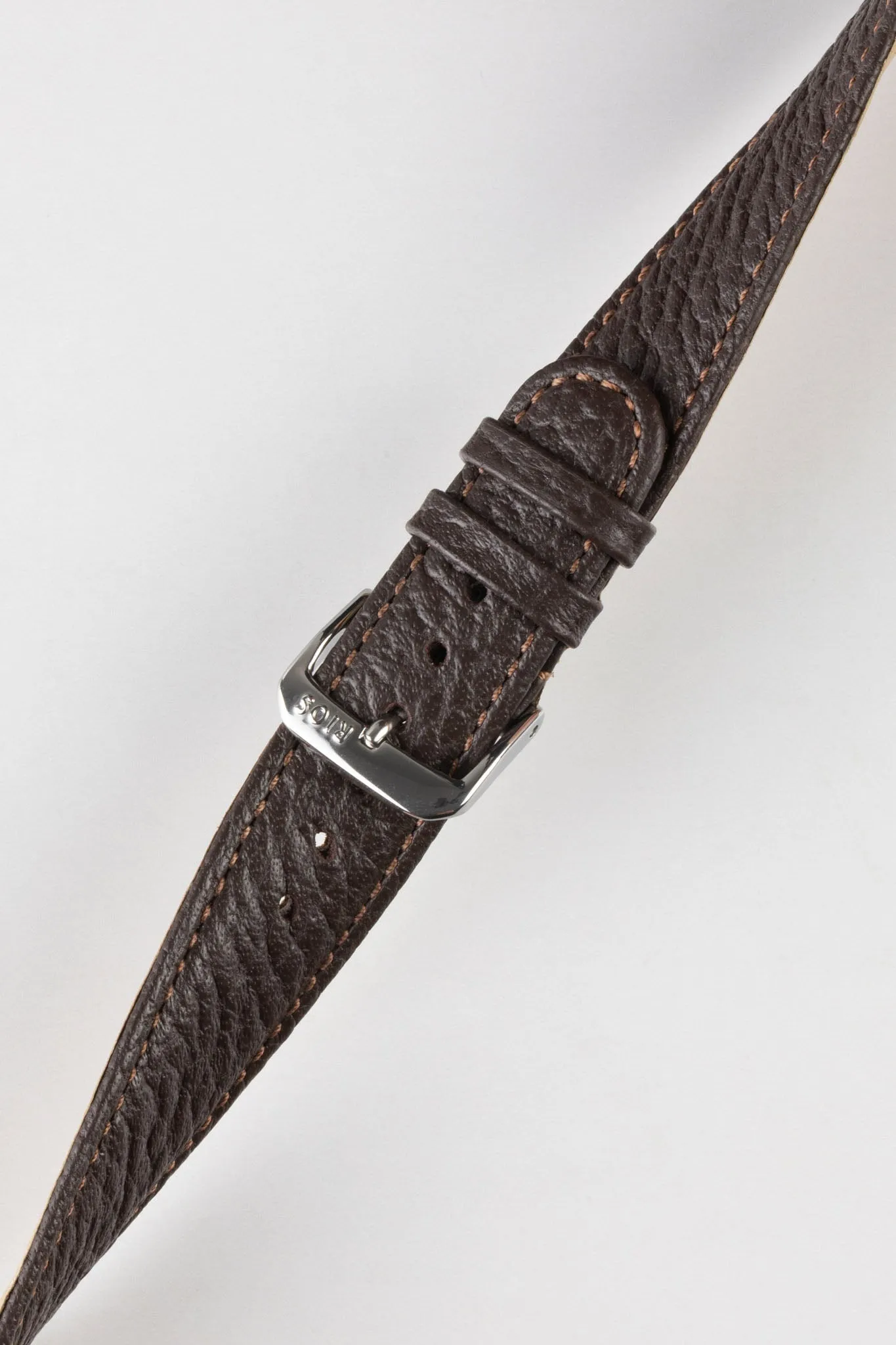 RIOS1931 TEXAS Genuine Buffalo Leather Watch Strap in MOCHA