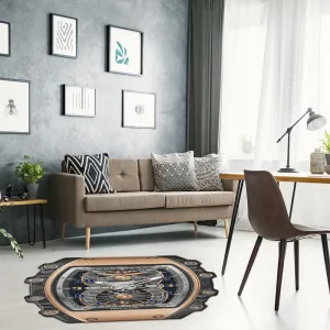 RM 21-01 Aerodyne Graphic Area / Throw Rug - 6.5' X 6.25'