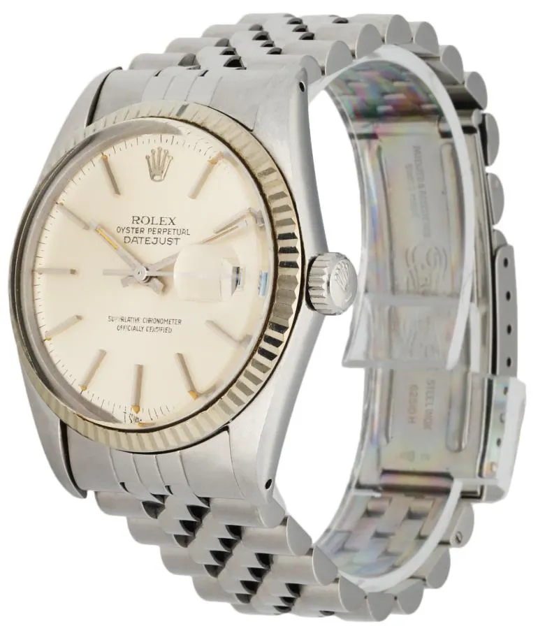 Rolex Datejust 16014 Silver Dial Mens Watch