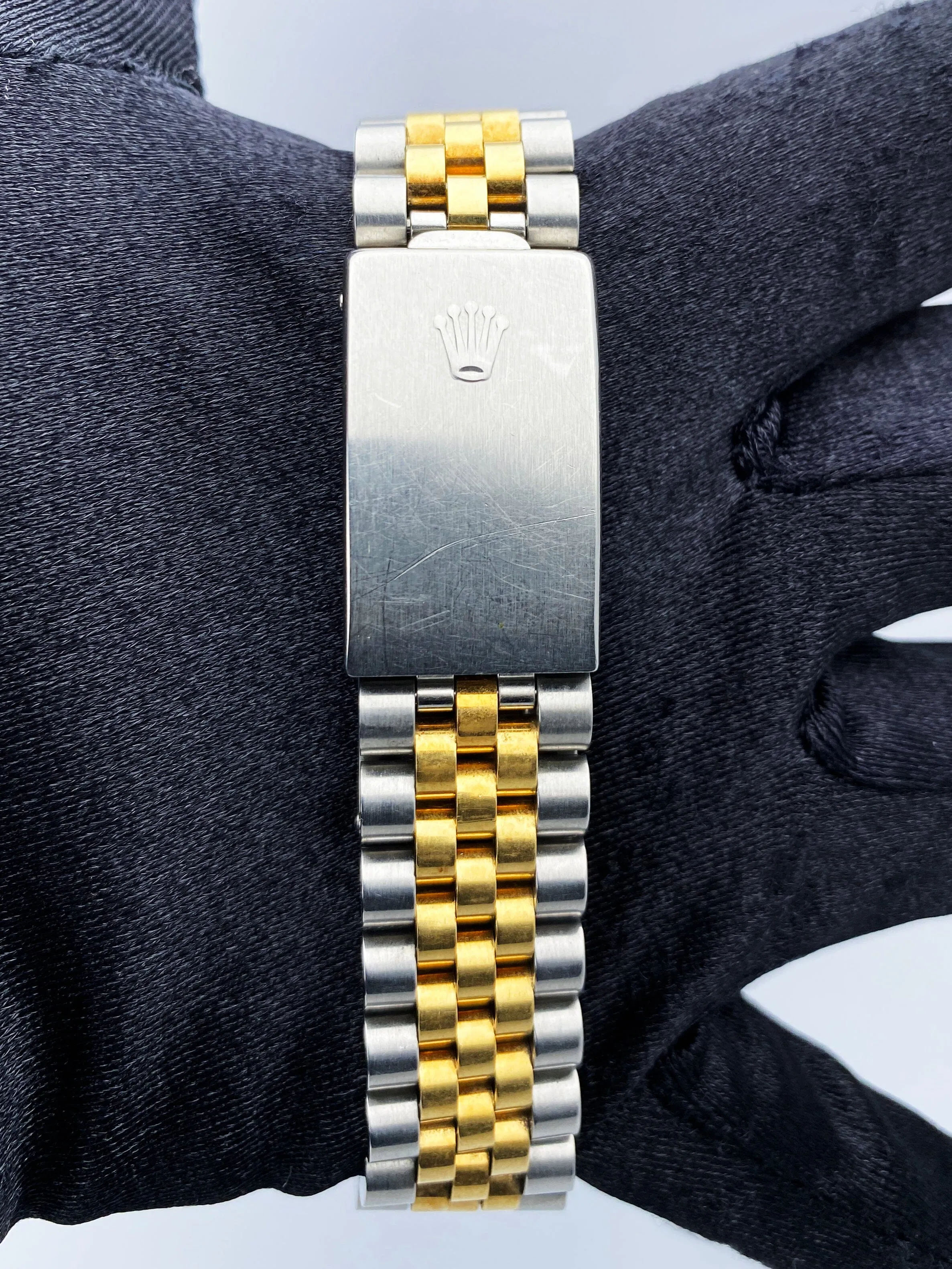 Rolex Datejust 16233 Champagne Dial Mens Watch Box Papers