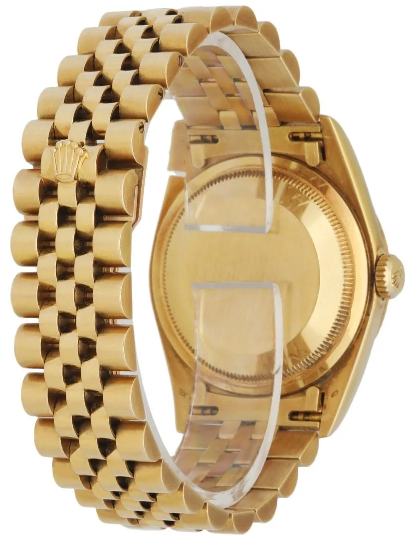 Rolex Datejust 16238 18k Yellow Gold Blue vignette Men's Watch