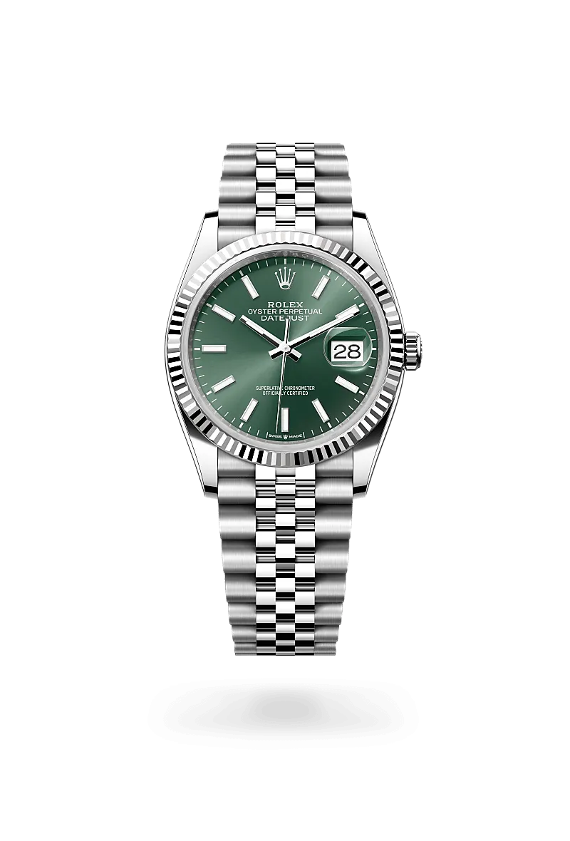 Rolex Datejust 36 in White Rolesor - combination of Oystersteel and white gold, M126234-0051 | Walters & Hogsett