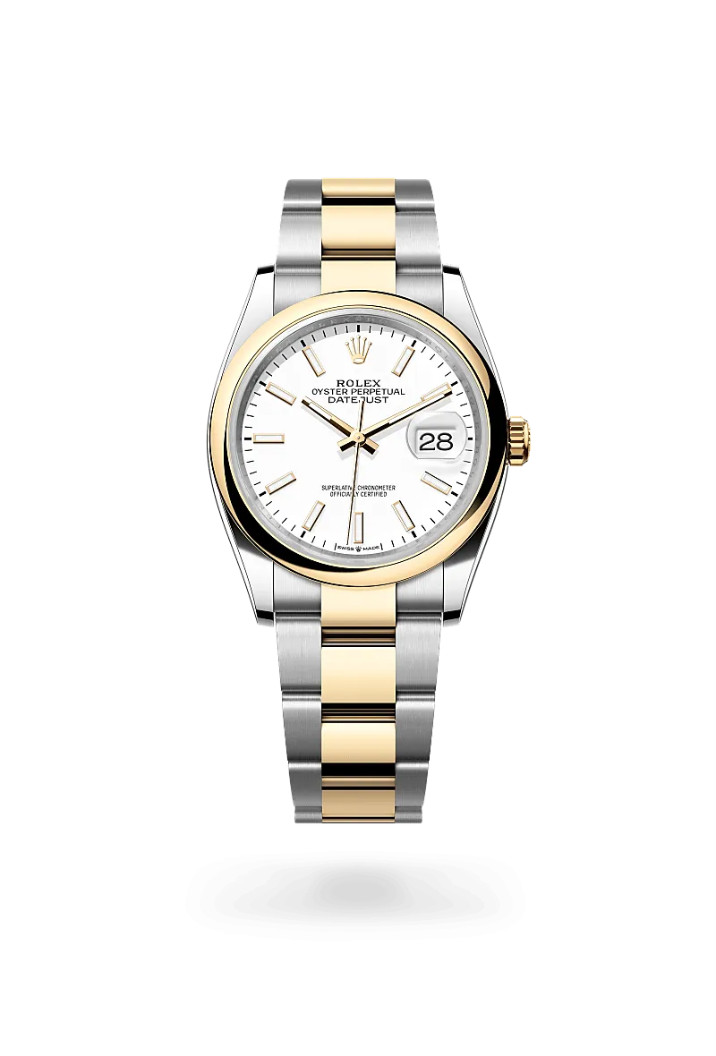 Rolex Datejust 36 in Yellow Rolesor - combination of Oystersteel and yellow gold, M126203-0020 | Walters & Hogsett
