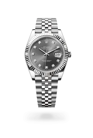 Rolex Datejust 41 in White Rolesor - combination of Oystersteel and white gold, M126334-0006 | Walters & Hogsett