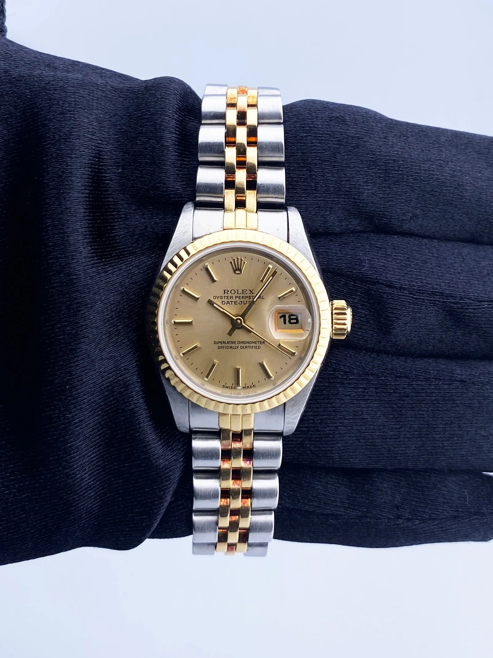 Rolex Datejust 69173 Champagne Dial Ladies Watch