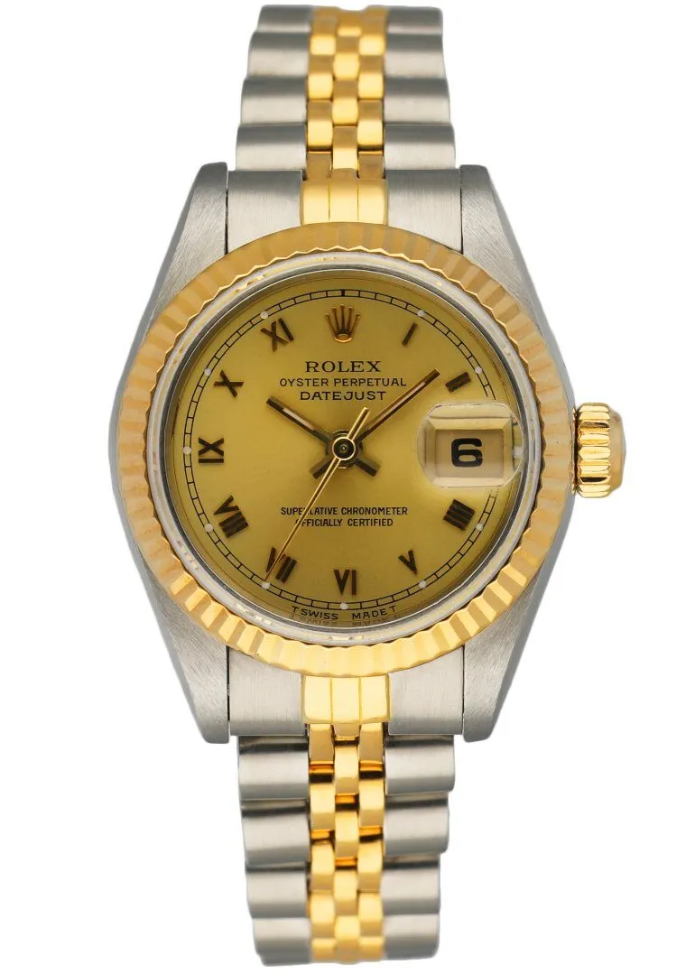 Rolex Datejust 69173 Champagne Dial Ladies Watch