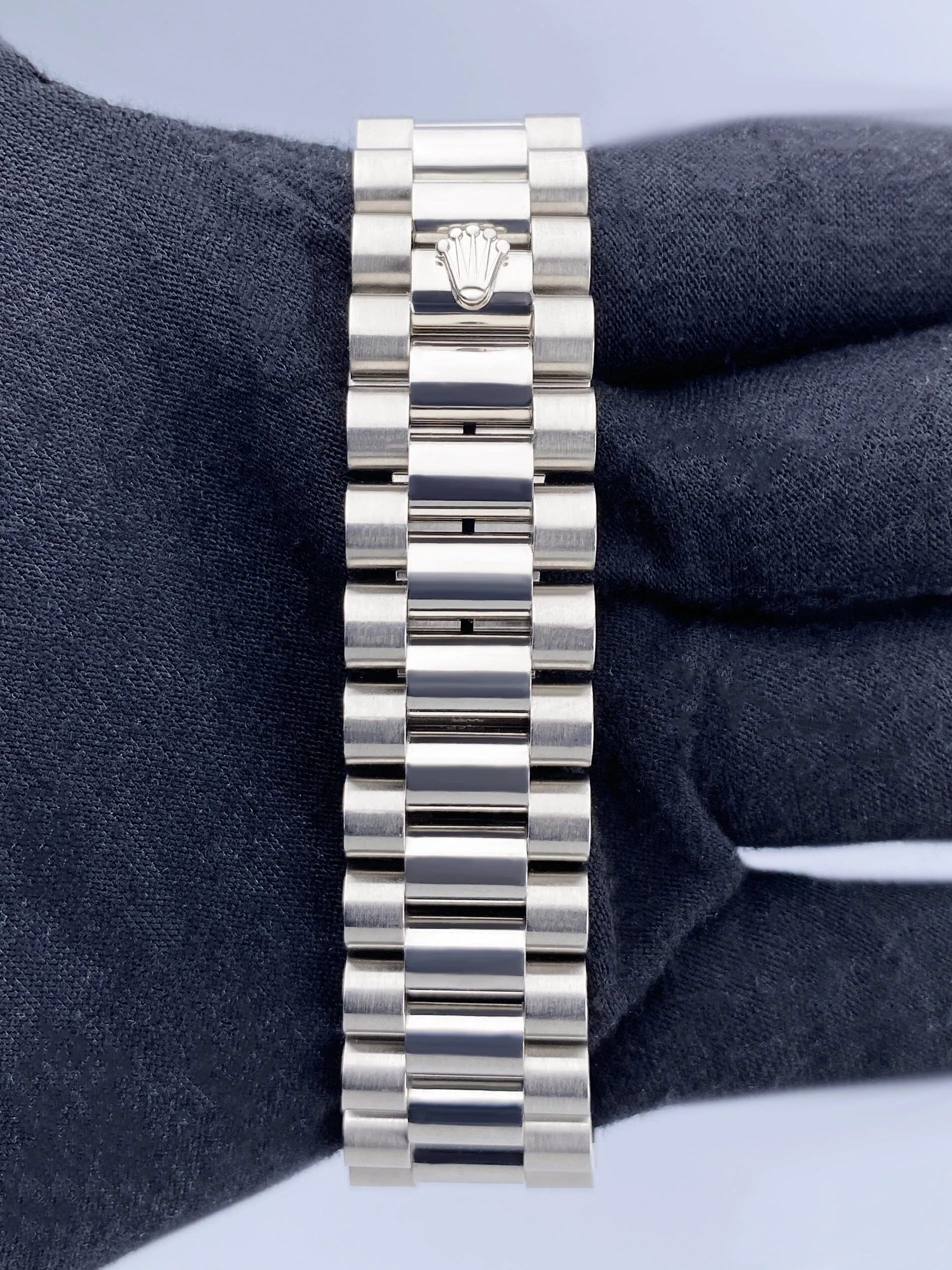 Rolex Day Date 18239 White Roman Dial Mens Watch
