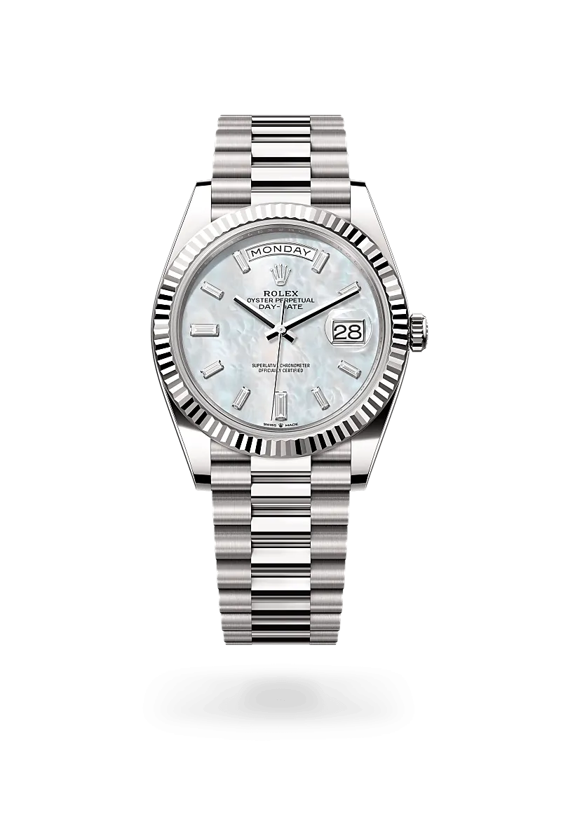 Rolex Day-Date 40 in 18 kt white gold, M228239-0078 | Walters & Hogsett